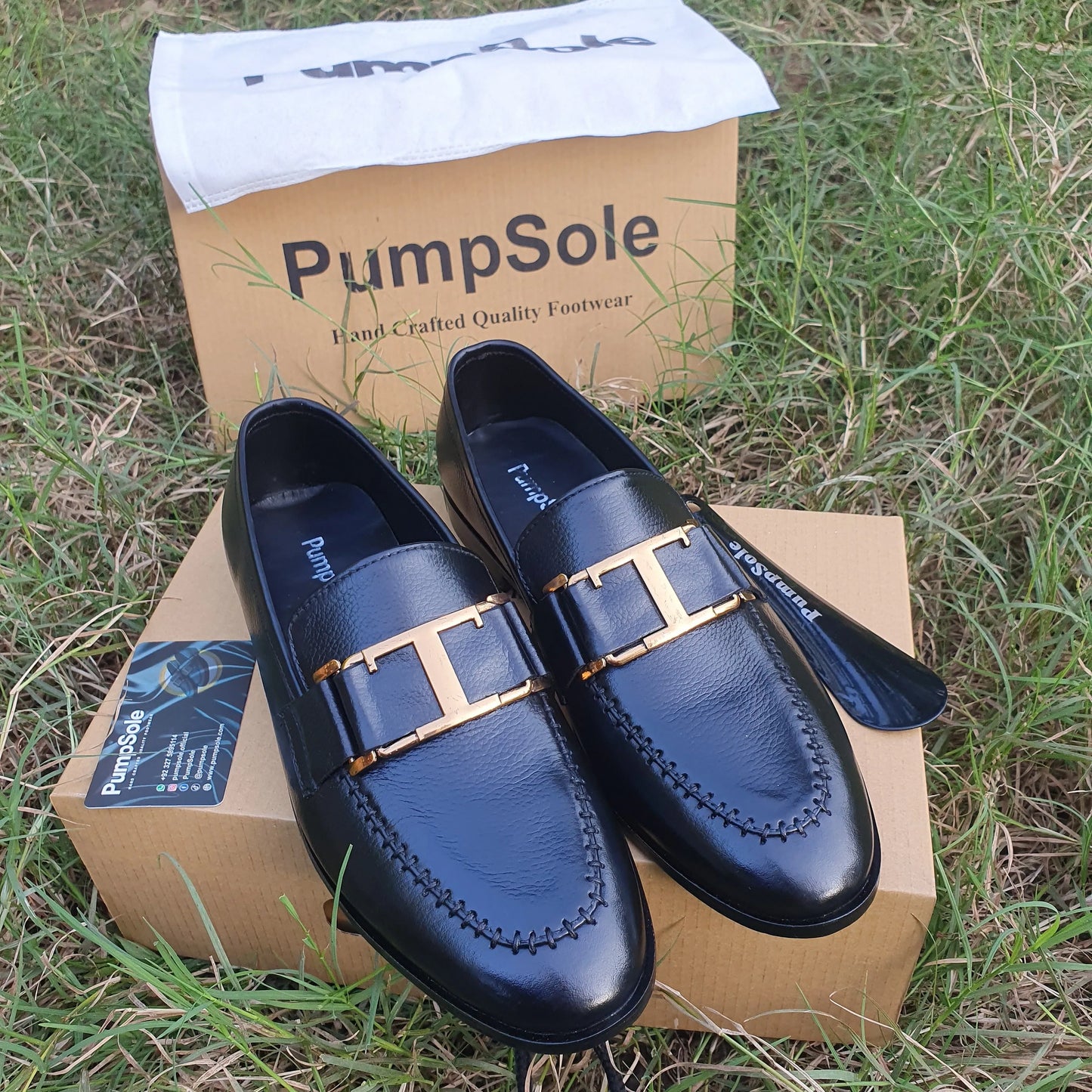 Handmade Pure Leather Loafer | T-Buckle