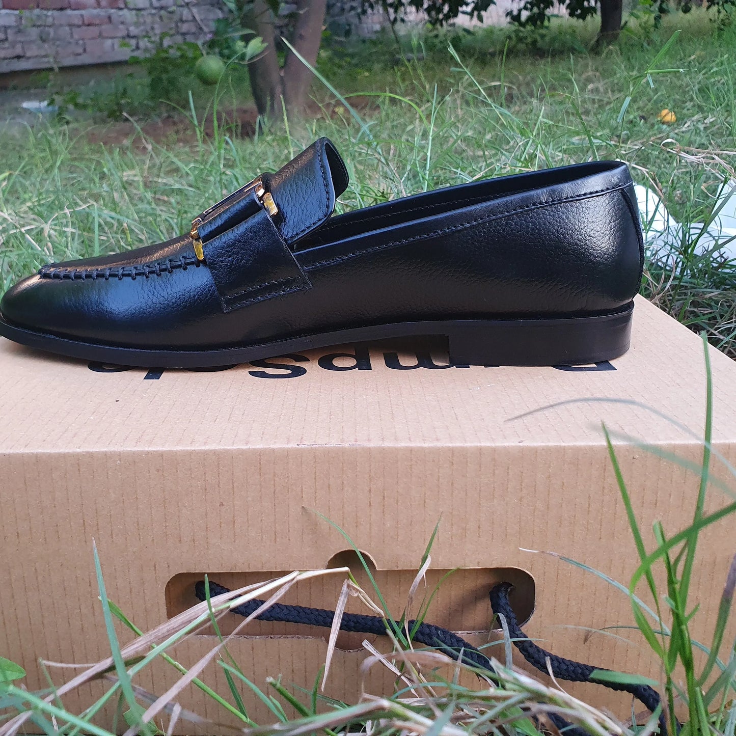 Handmade Pure Leather Loafer | T-Buckle