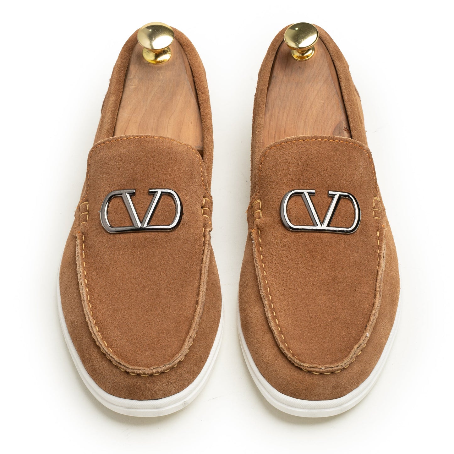 Mustard Suede Leather Loafer - PS02