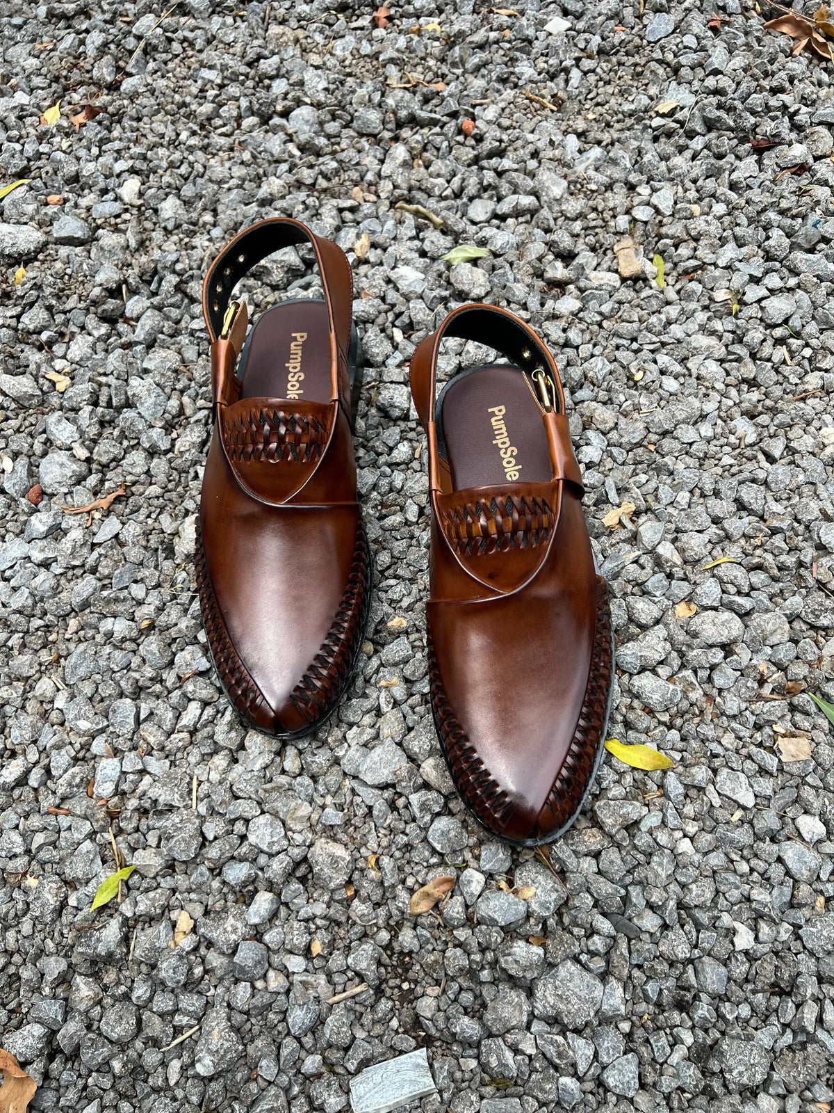 Classic Brown Peshawari Chappal – Handcrafted Elegance