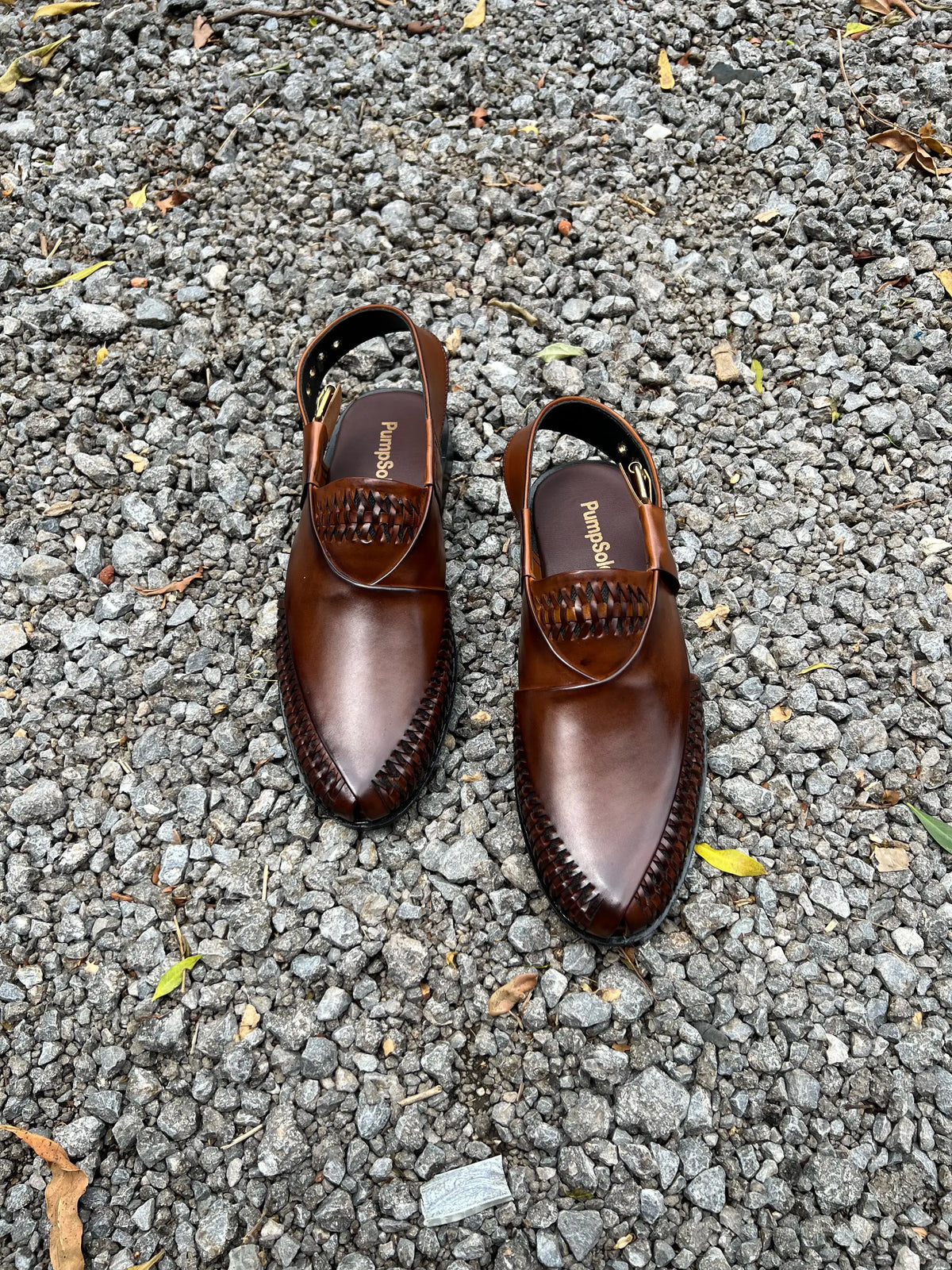 Classic Brown Peshawari Chappal – Handcrafted Elegance
