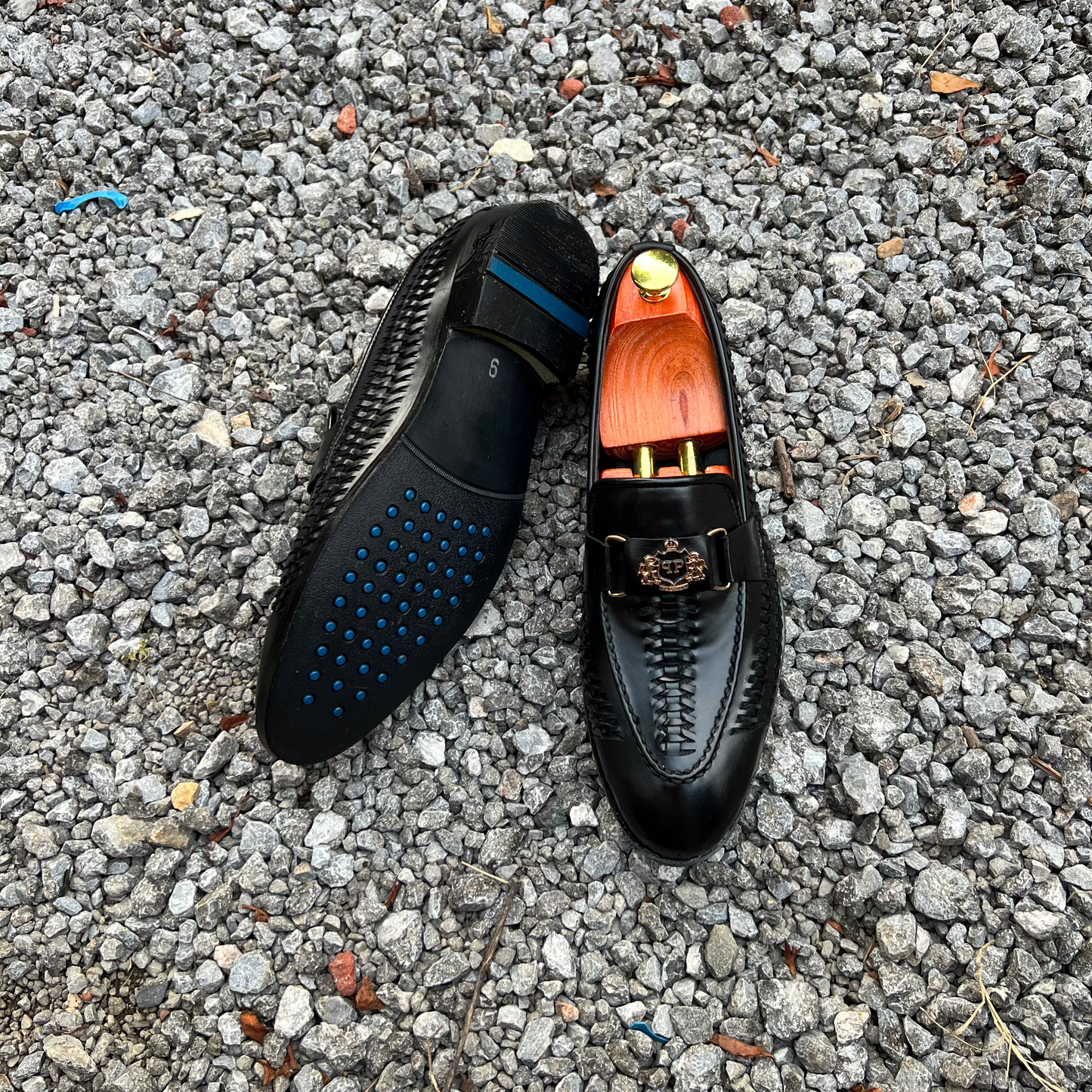 Black Royal Cherry Woven Loafer – Signature Edition