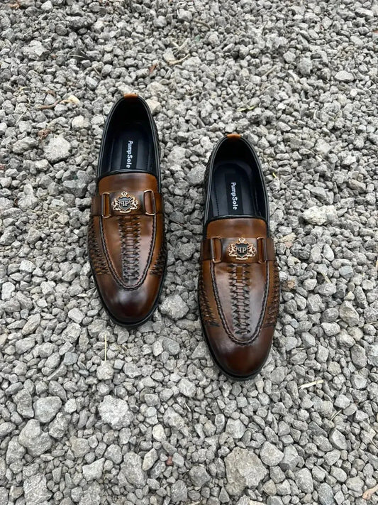 Royal Cherry Woven Loafer – Signature Edition