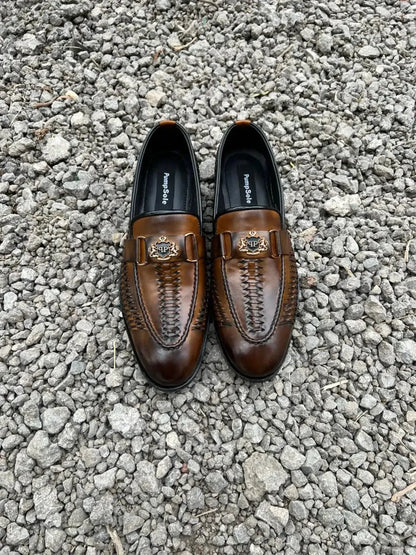 Royal Cherry Woven Loafer – Signature Edition
